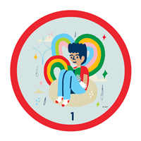 Come in for a Prize! Badge
